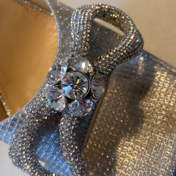 SOLD MACH & MACH platform silver heels - Picture 8 of 11